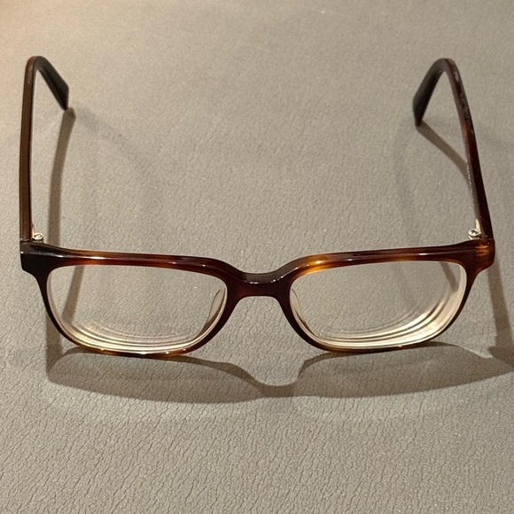 Warby Parker Eyeglasses Frames HAYDEN M 291 Tortoise Square Horn Rim 52-16-145 - Picture 4 of 8